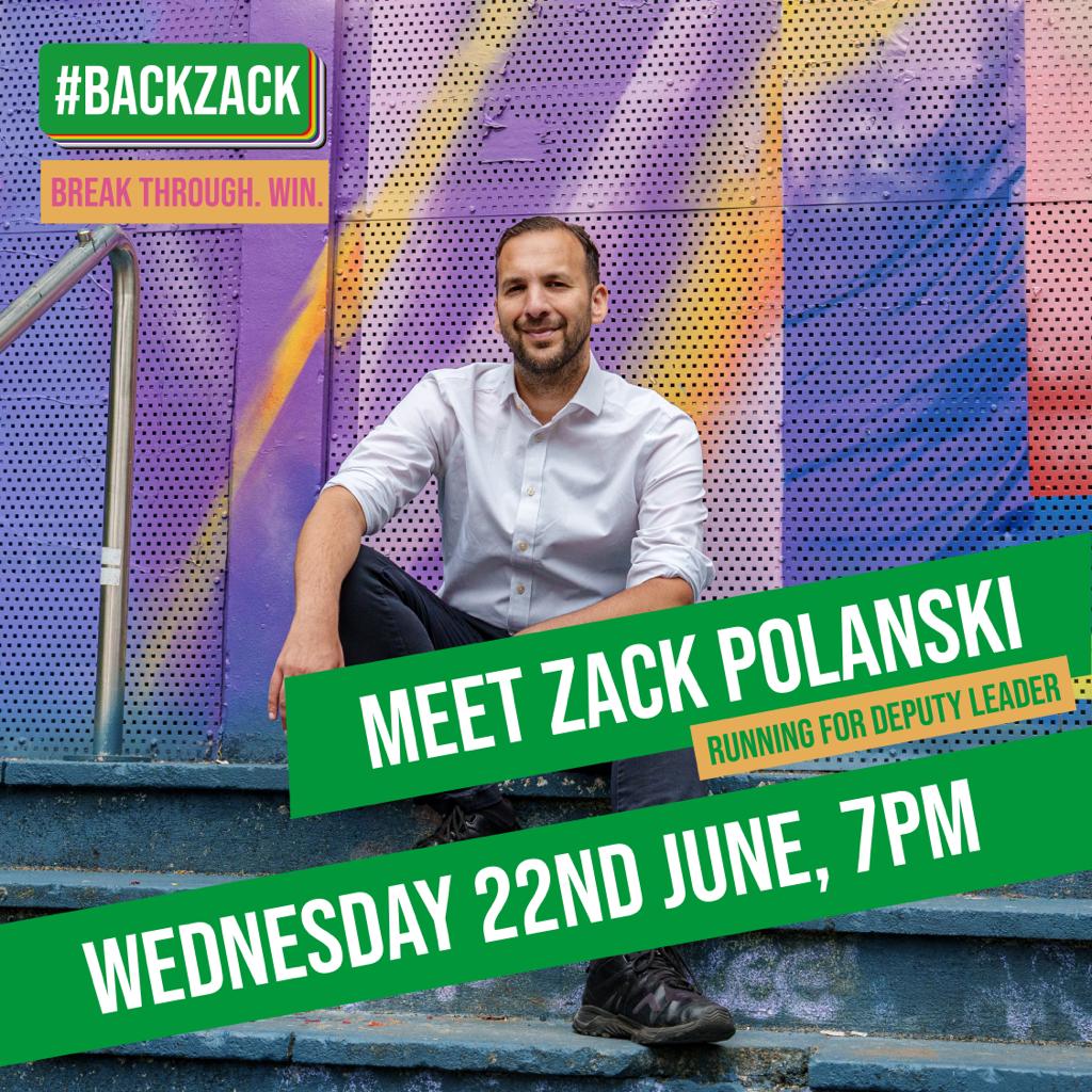 Meet Zack - Wed 22nd June 7pm